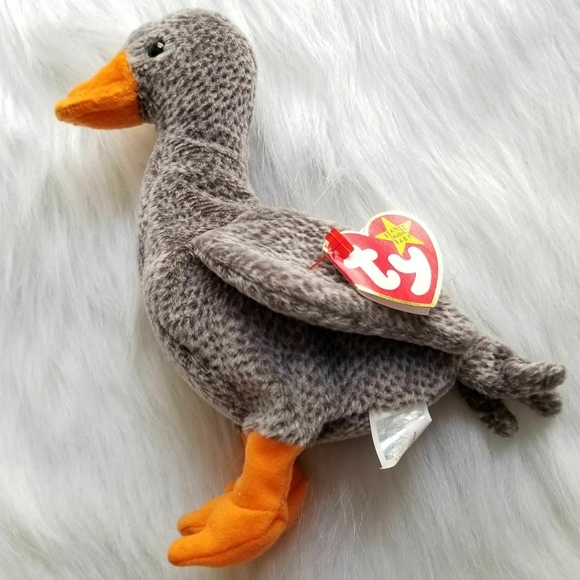 Vintage Other - 1999 Honks the Goose Ty Beanie Baby original bird